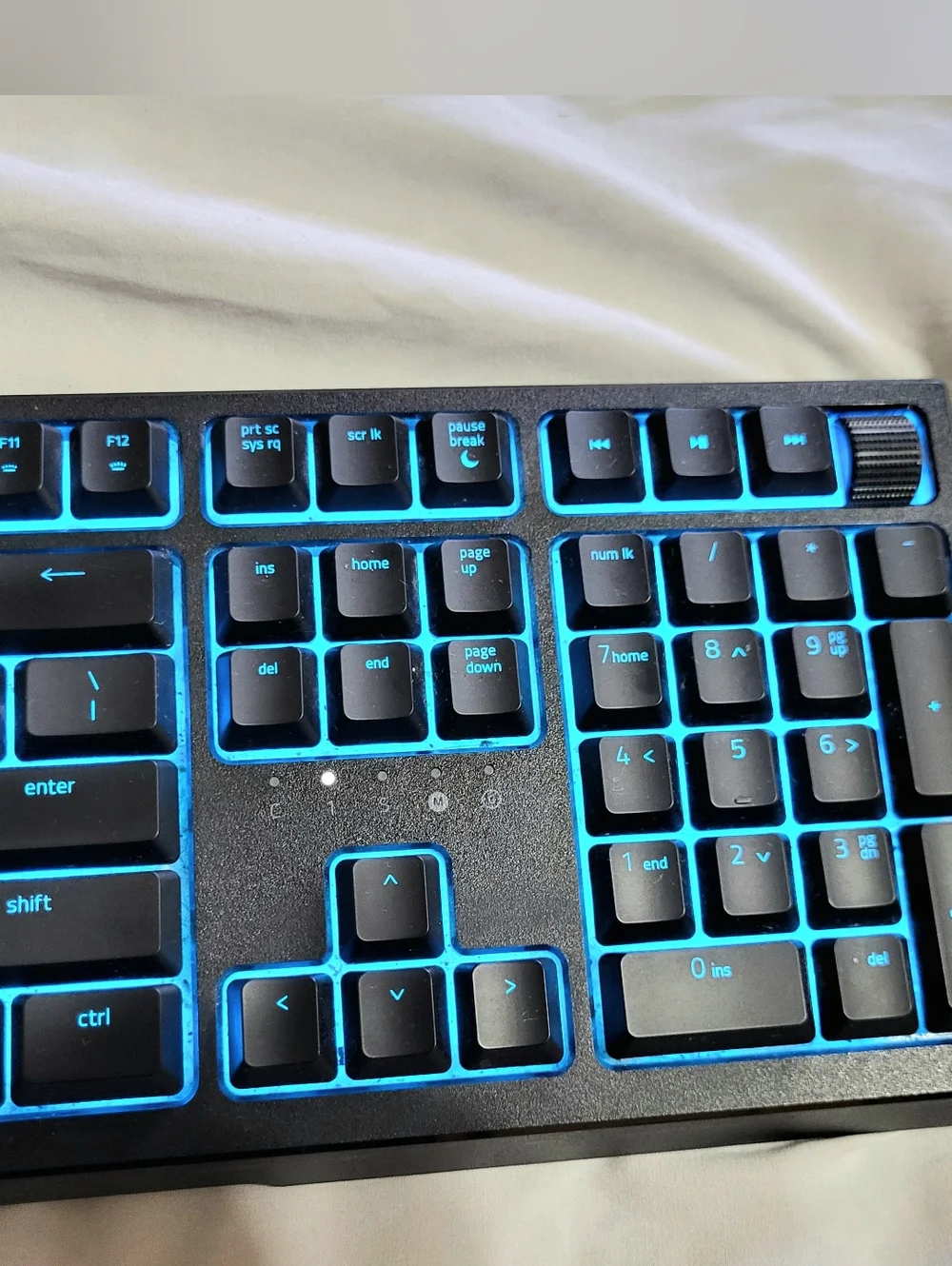 Razer Gaming Keyboard in Black with Multicolor Lighting